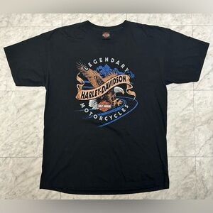 Harley Davidson T-Shirt XL Legendary Bert’s Barracuda Clearwater Florida